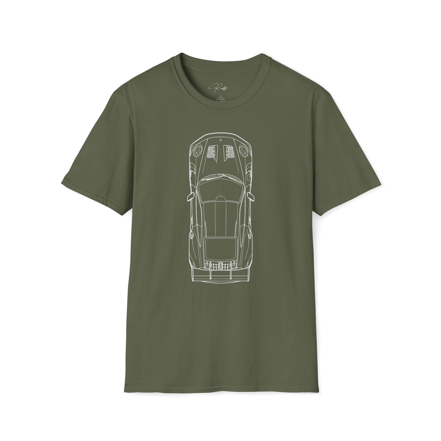 PORSCHE 911 GT3RS TOP VIEWE T-SHIRT