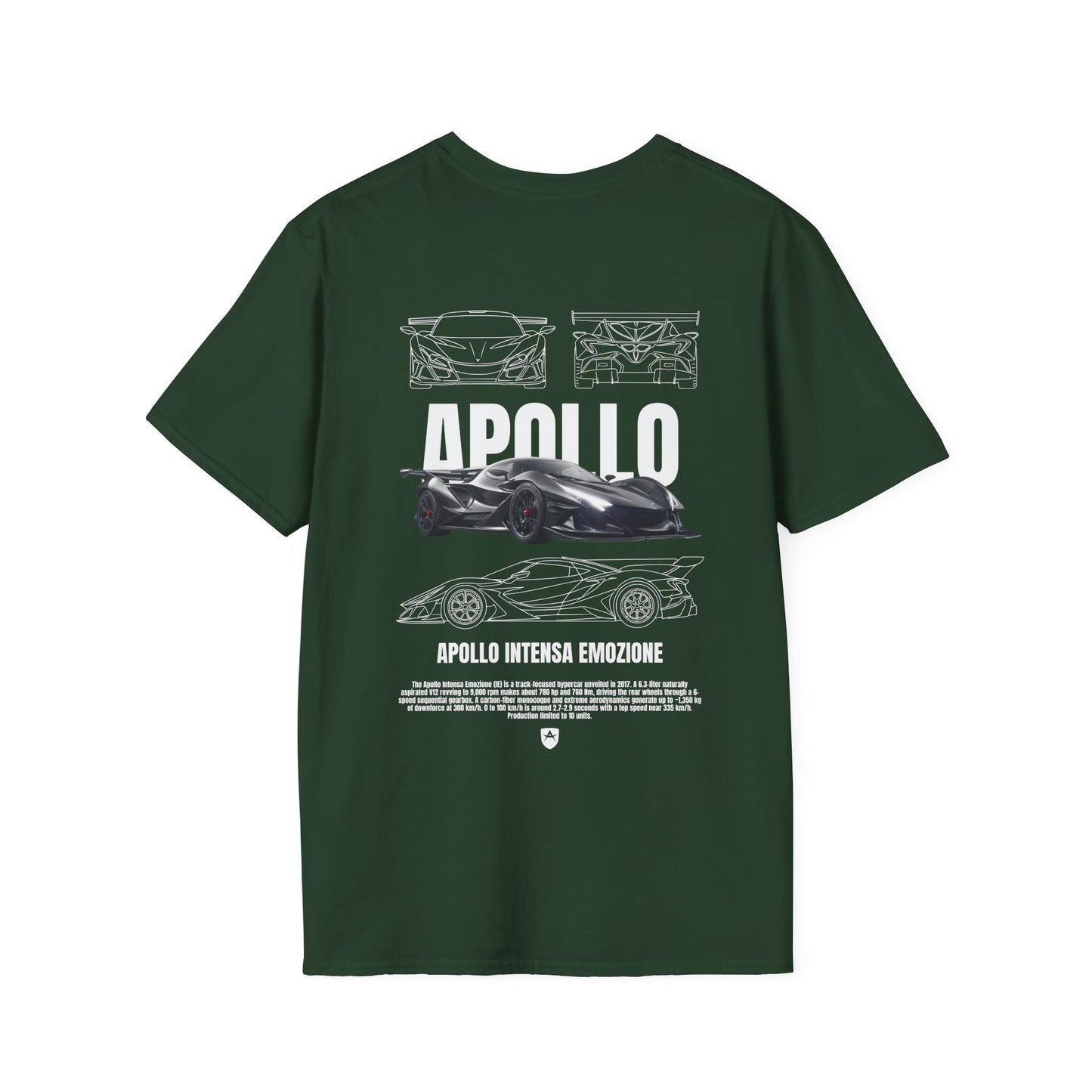 APOLLO INTENSA EMOZIONE T-SHIRT (BACK PRINT)