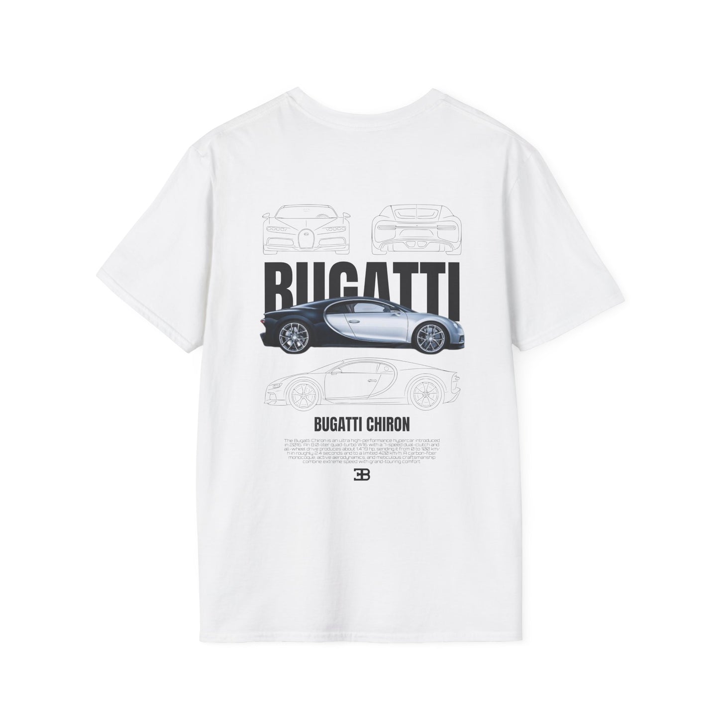 BUGATTI CHIRON T-SHIRT (BACK PRINT)