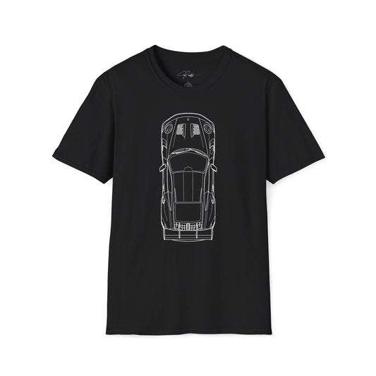 PORSCHE 911 GT3RS TOP VIEWE T-SHIRT