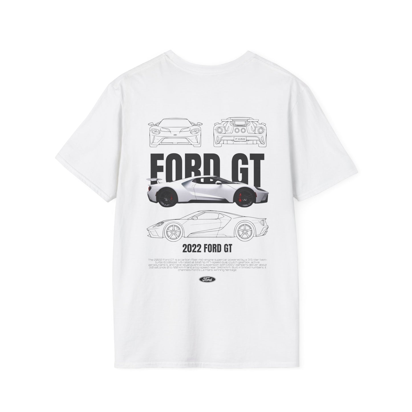 2022 FORD GT T-SHIRT (BACK PRINT)