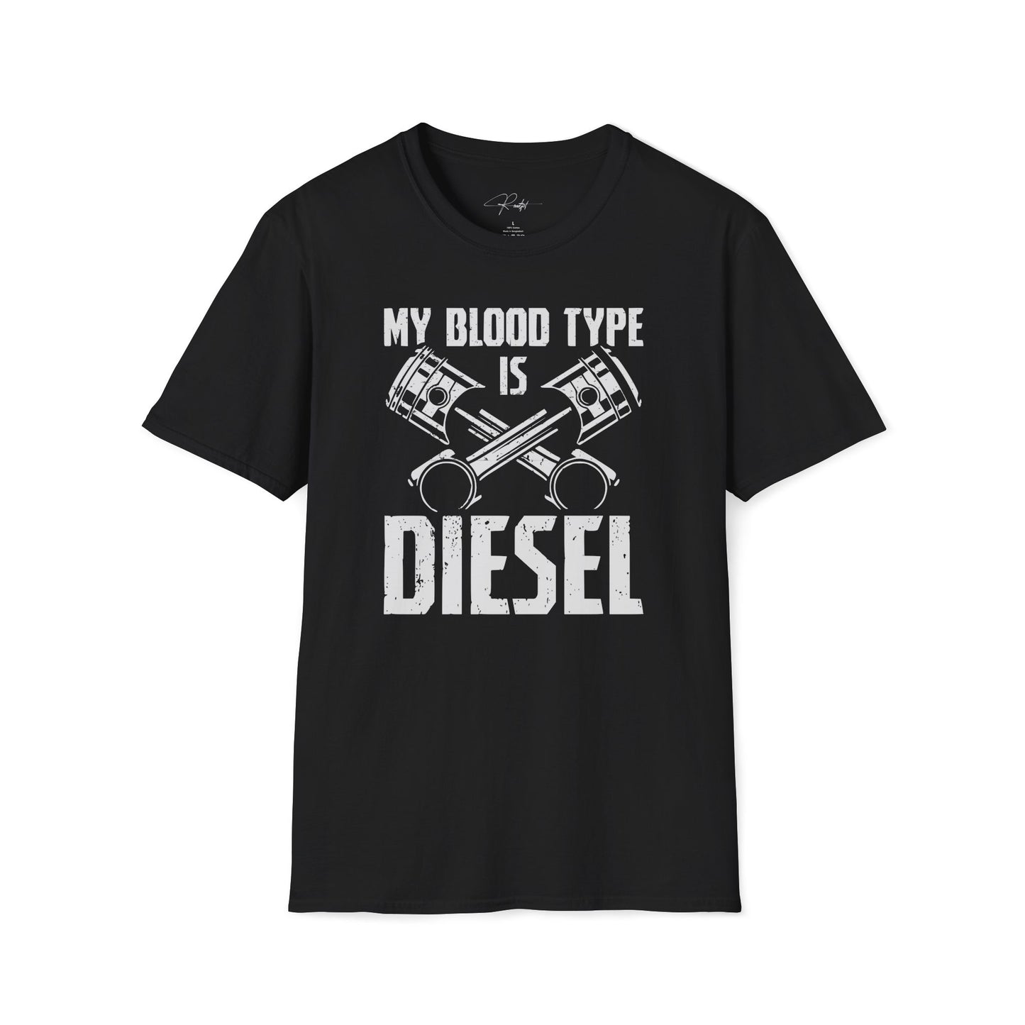 MY BLOOD TYPE IS DIESEL T-SHIRT