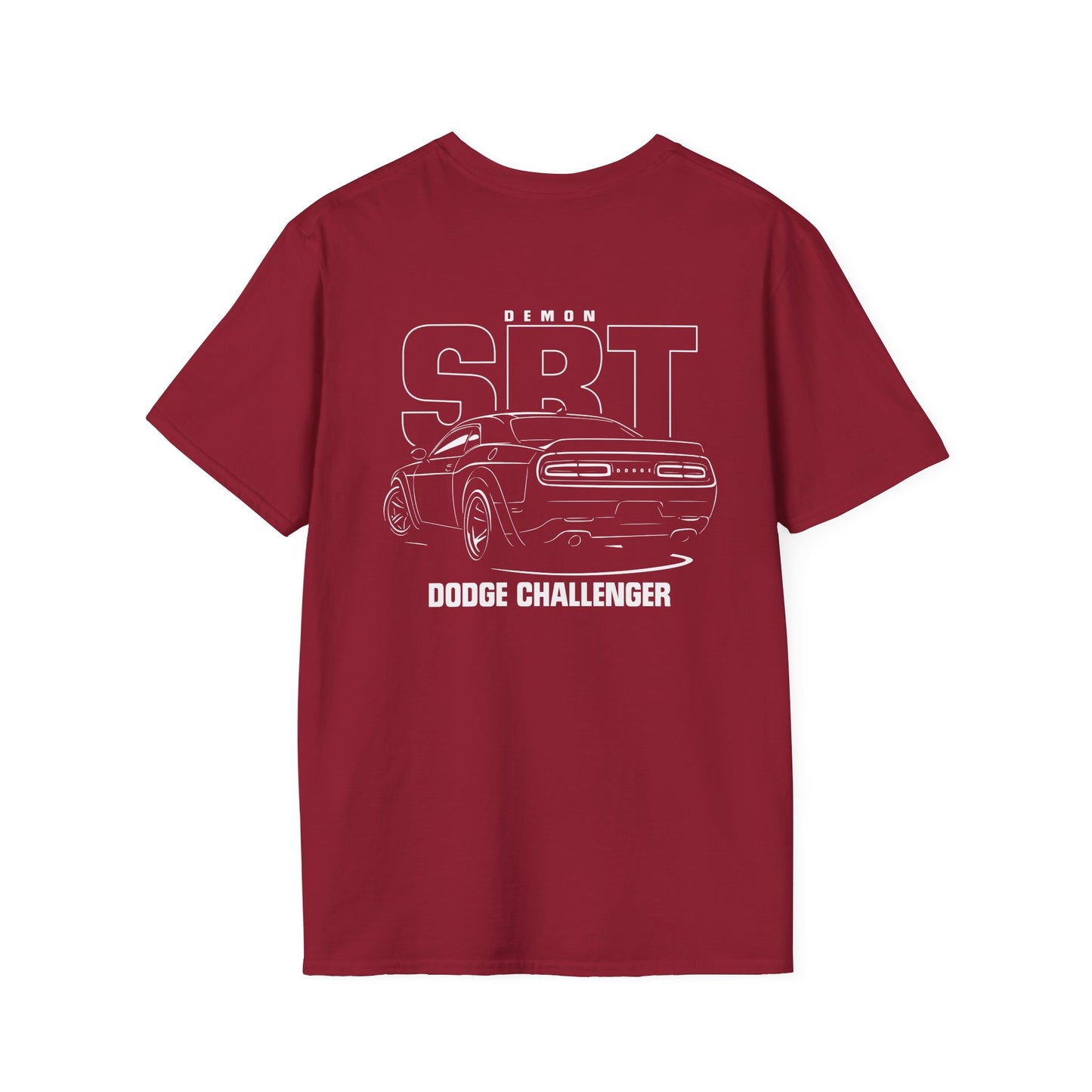 DODGE CHALLENGER SRT DEMON T-SHIRT (BACK PRINT)
