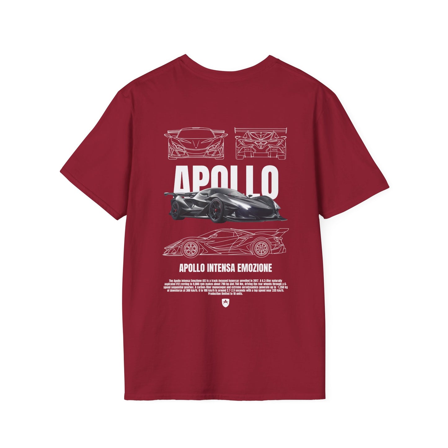APOLLO INTENSA EMOZIONE T-SHIRT (BACK PRINT)