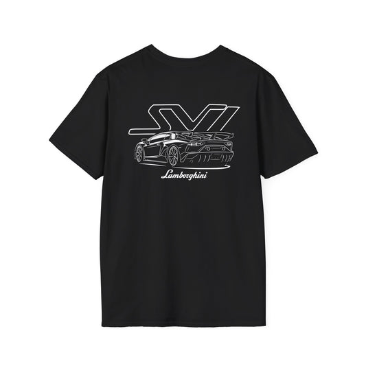 LAMBORGHINI AVENTADOR SVJ T-SHIRT (BACK PRINT)
