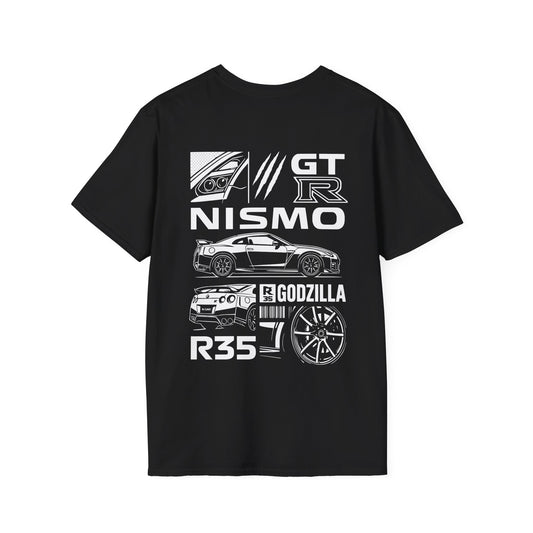NISSAN GTR R35 T-SHIRT (BACK PRINT)
