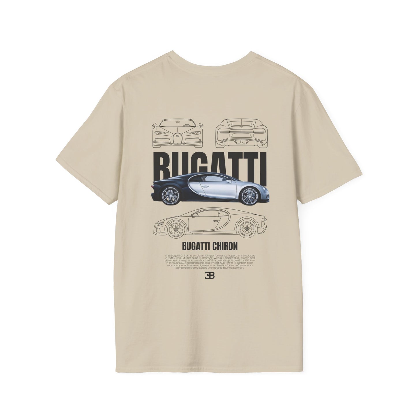 BUGATTI CHIRON T-SHIRT (BACK PRINT)