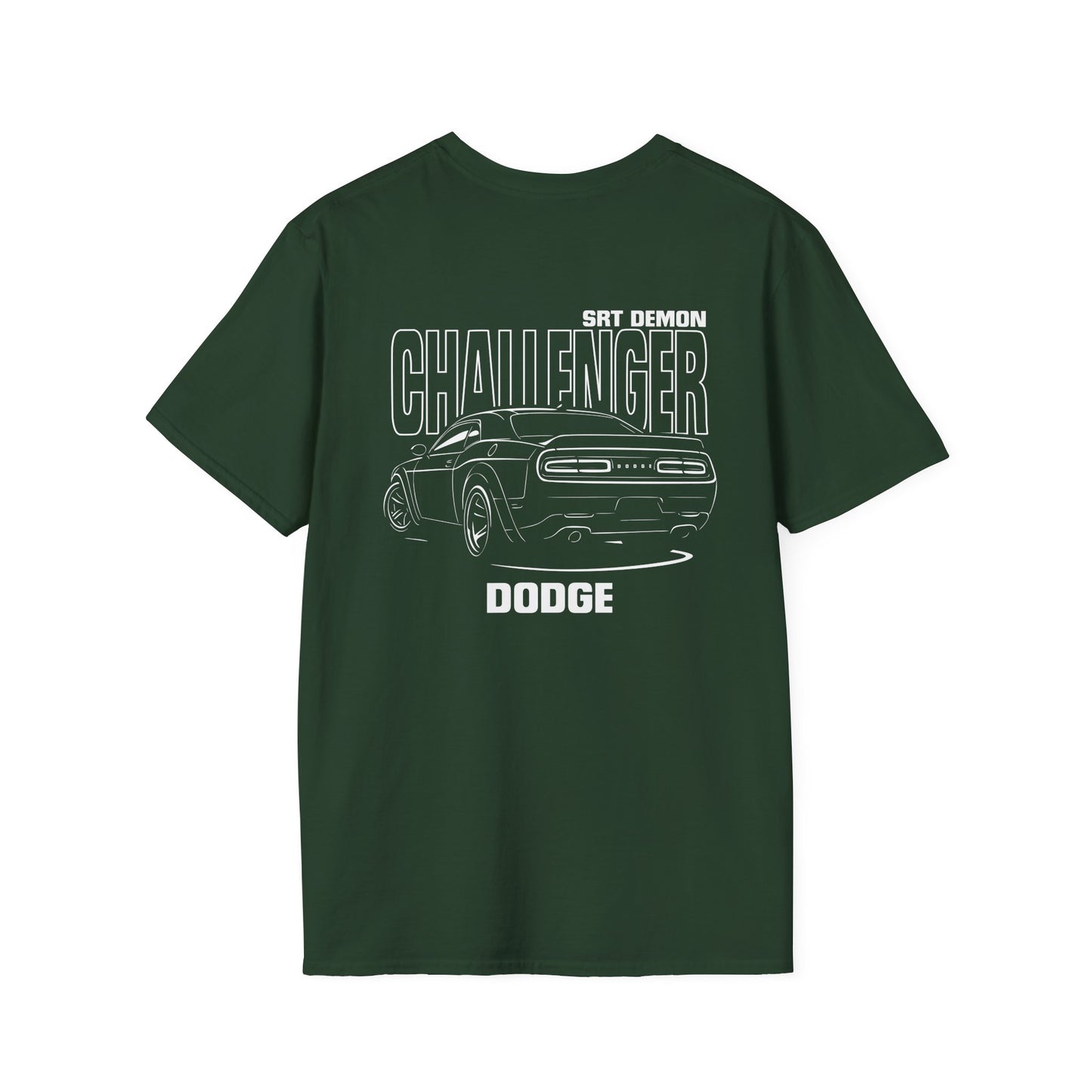 DODGE CHALLENGER SRT DEMON T-SHIRT (BACK PRINT)