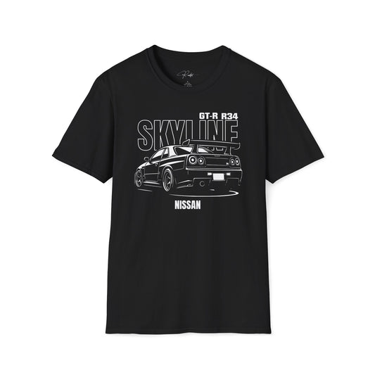 NISSAN SKYLINE GTR R34 T-SHIRT