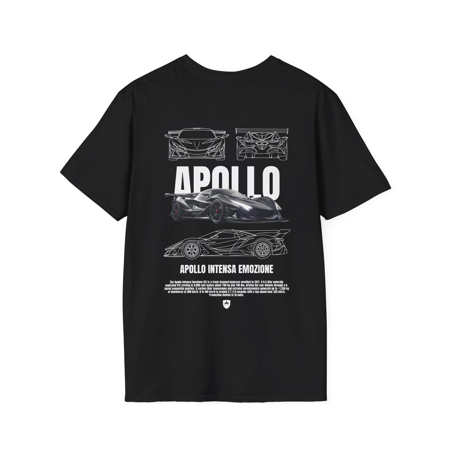 APOLLO INTENSA EMOZIONE T-SHIRT (BACK PRINT)