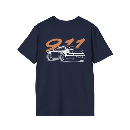 PORSCHE 911 (964) TURBO T-SHIRT (BACK PRINT)