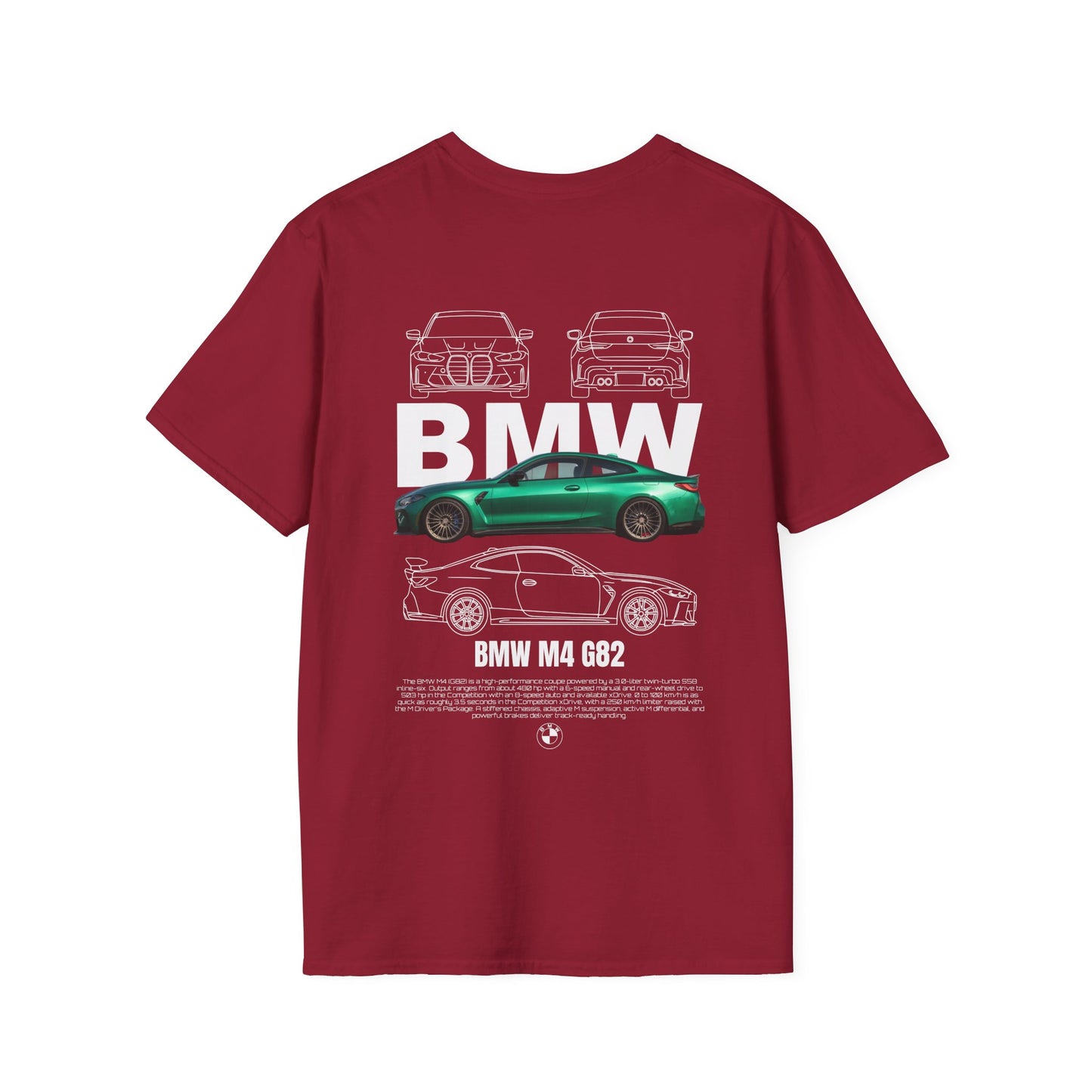 BMW M4 G82 T-SHIRT (BACK PRINT)