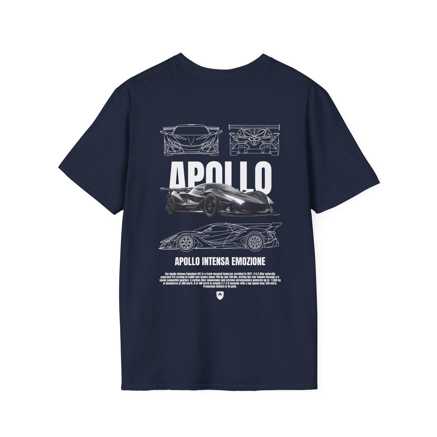 APOLLO INTENSA EMOZIONE T-SHIRT (BACK PRINT)