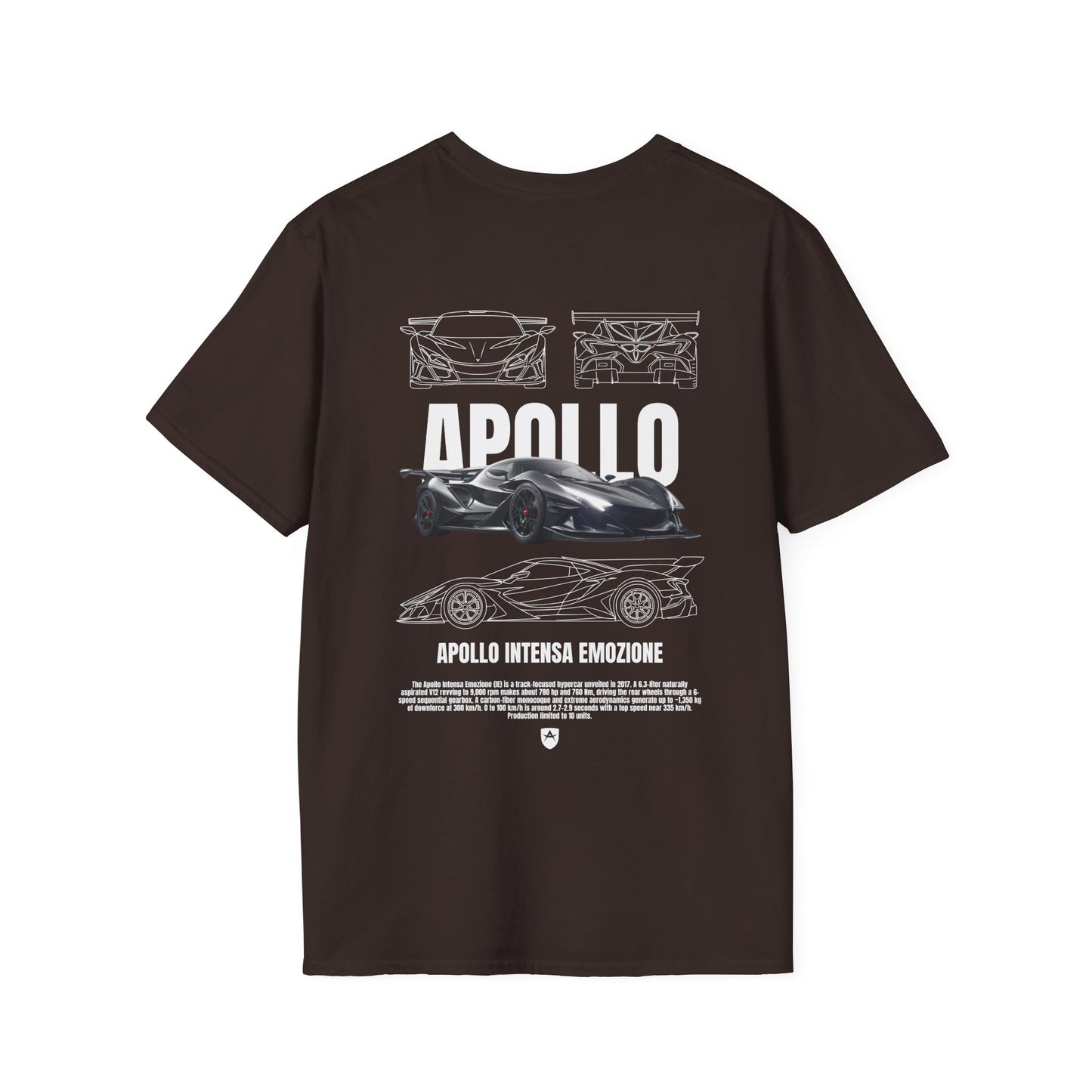 APOLLO INTENSA EMOZIONE T-SHIRT (BACK PRINT)
