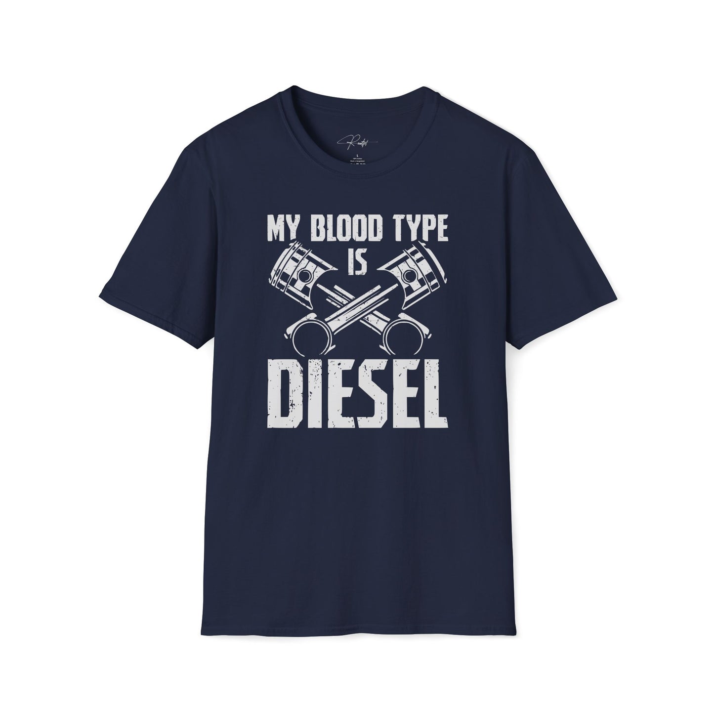 MY BLOOD TYPE IS DIESEL T-SHIRT