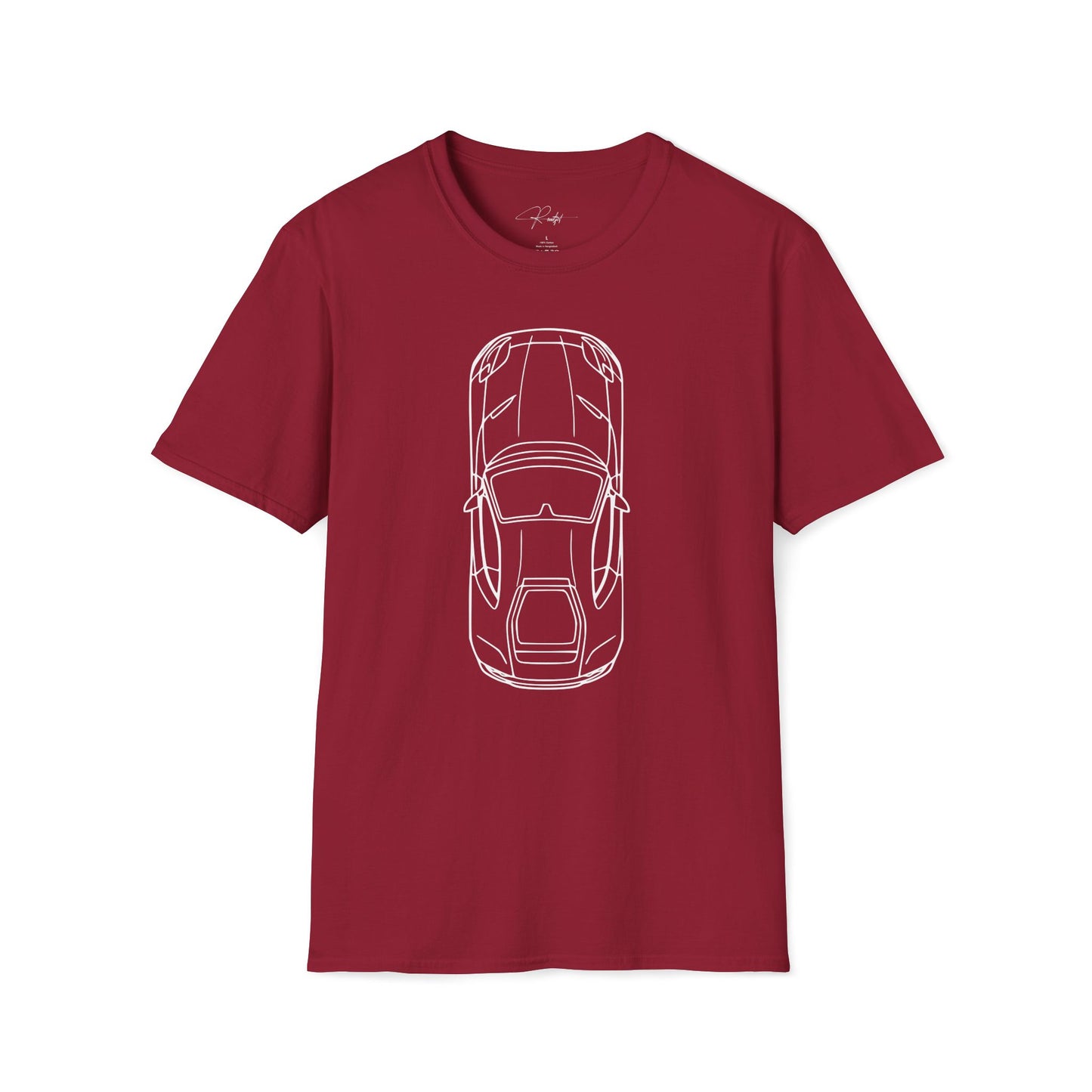 FERRARI 812 SUPERFAST TOP VIEW T-SHIRT