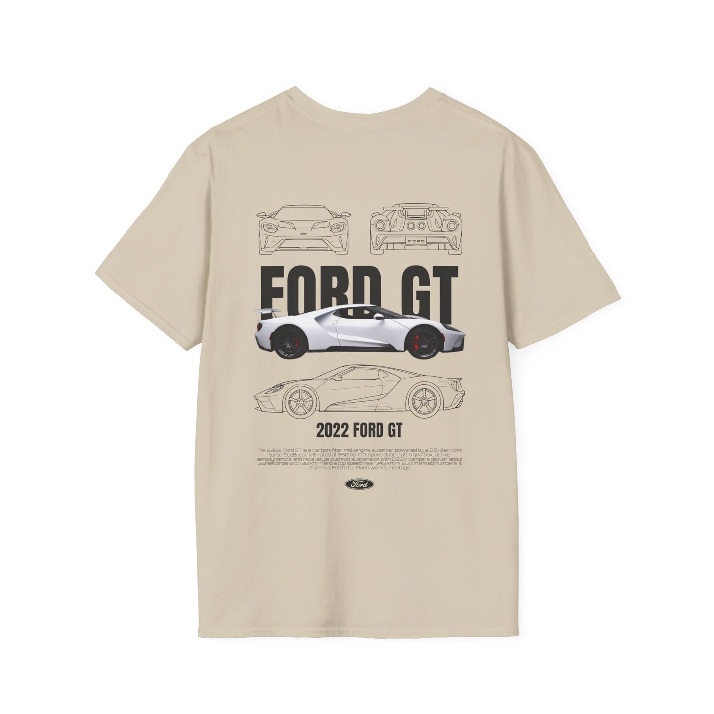 2022 FORD GT T-SHIRT (BACK PRINT)