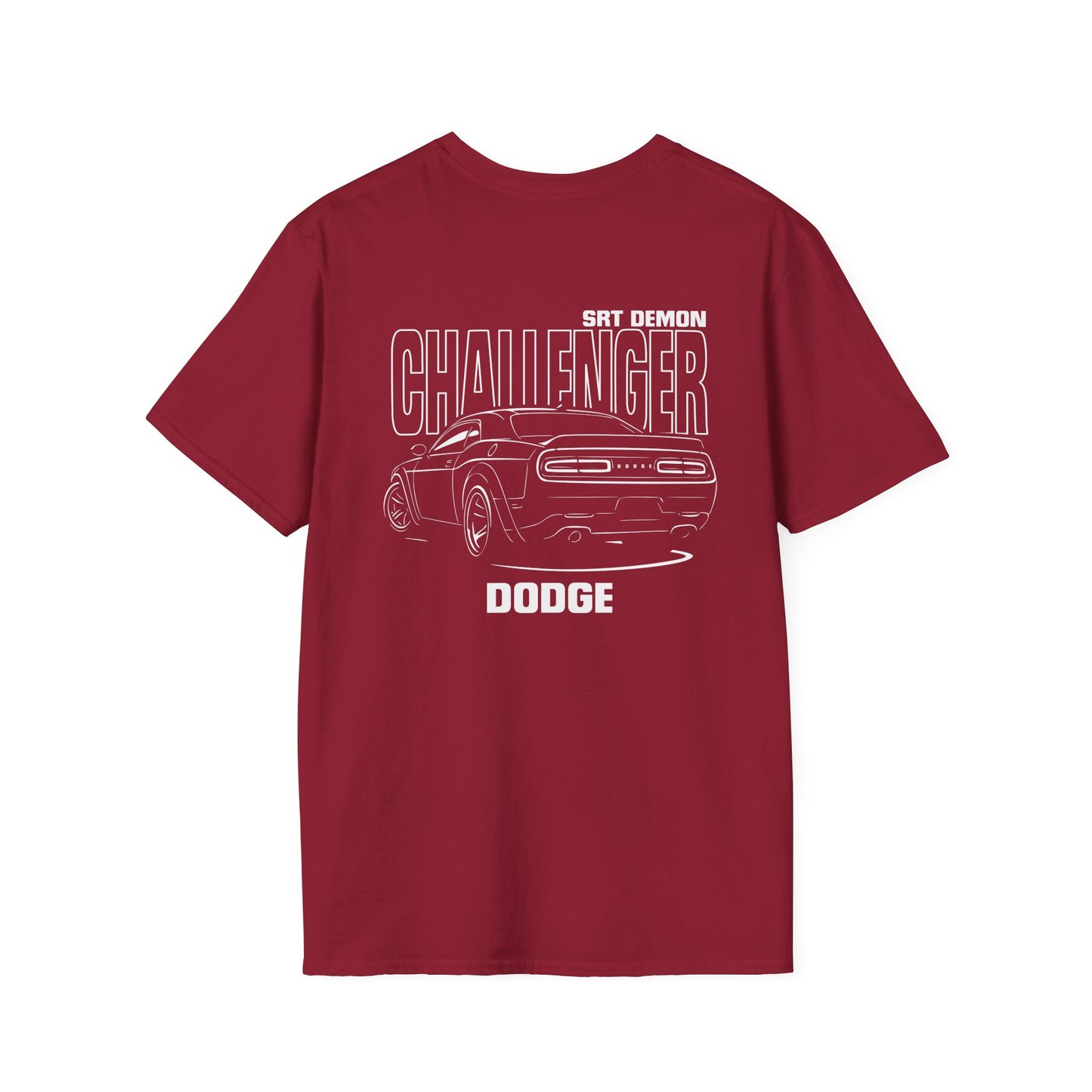 DODGE CHALLENGER SRT DEMON T-SHIRT (BACK PRINT)