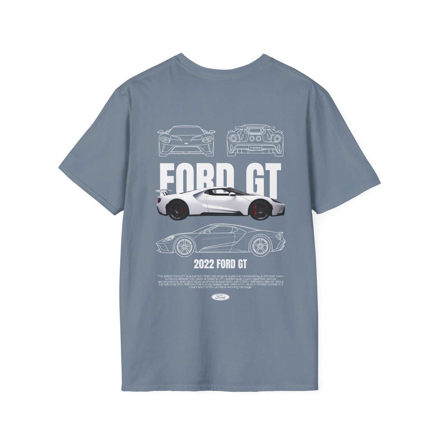 2022 FORD GT T-SHIRT (BACK PRINT)