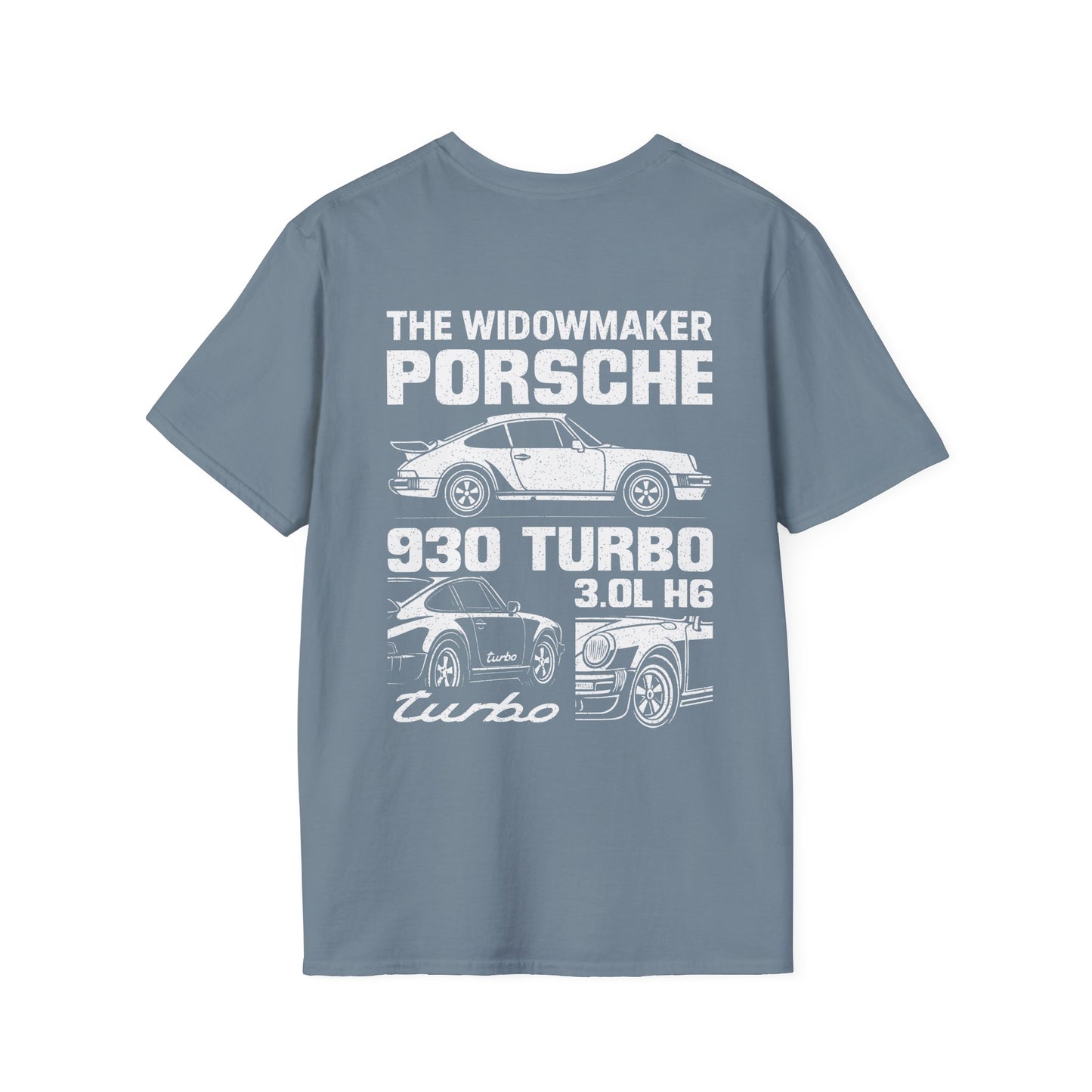 PORSCHE 911 (930) TURBO T-SHIRT (BACK PRINT)
