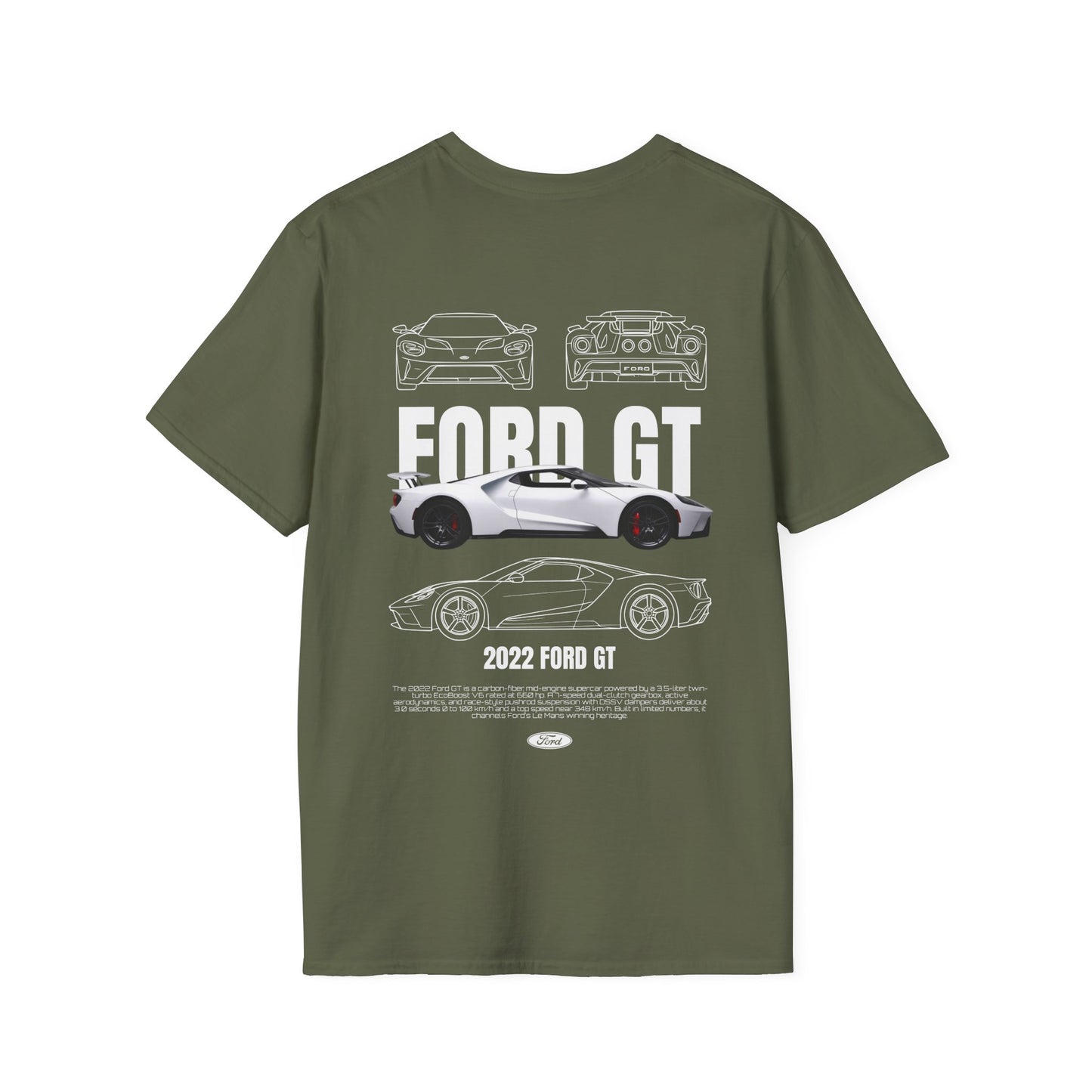 2022 FORD GT T-SHIRT (BACK PRINT)