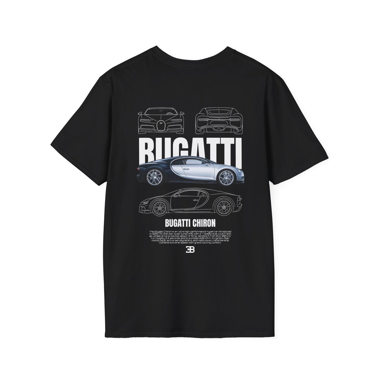 BUGATTI CHIRON T-SHIRT (BACK PRINT)