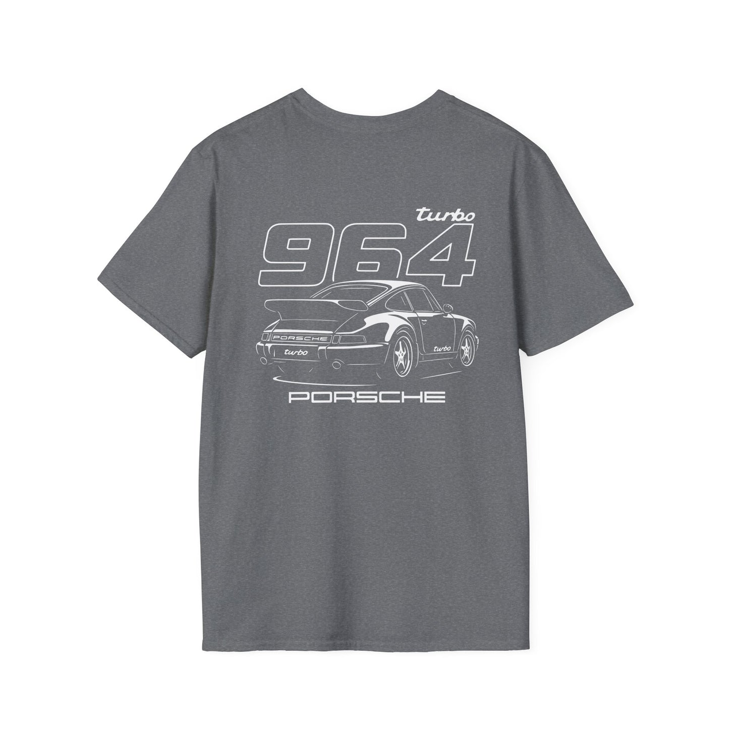 PORSCHE 9111 (964) TURBO T-SHIRT (BACK PRINT)