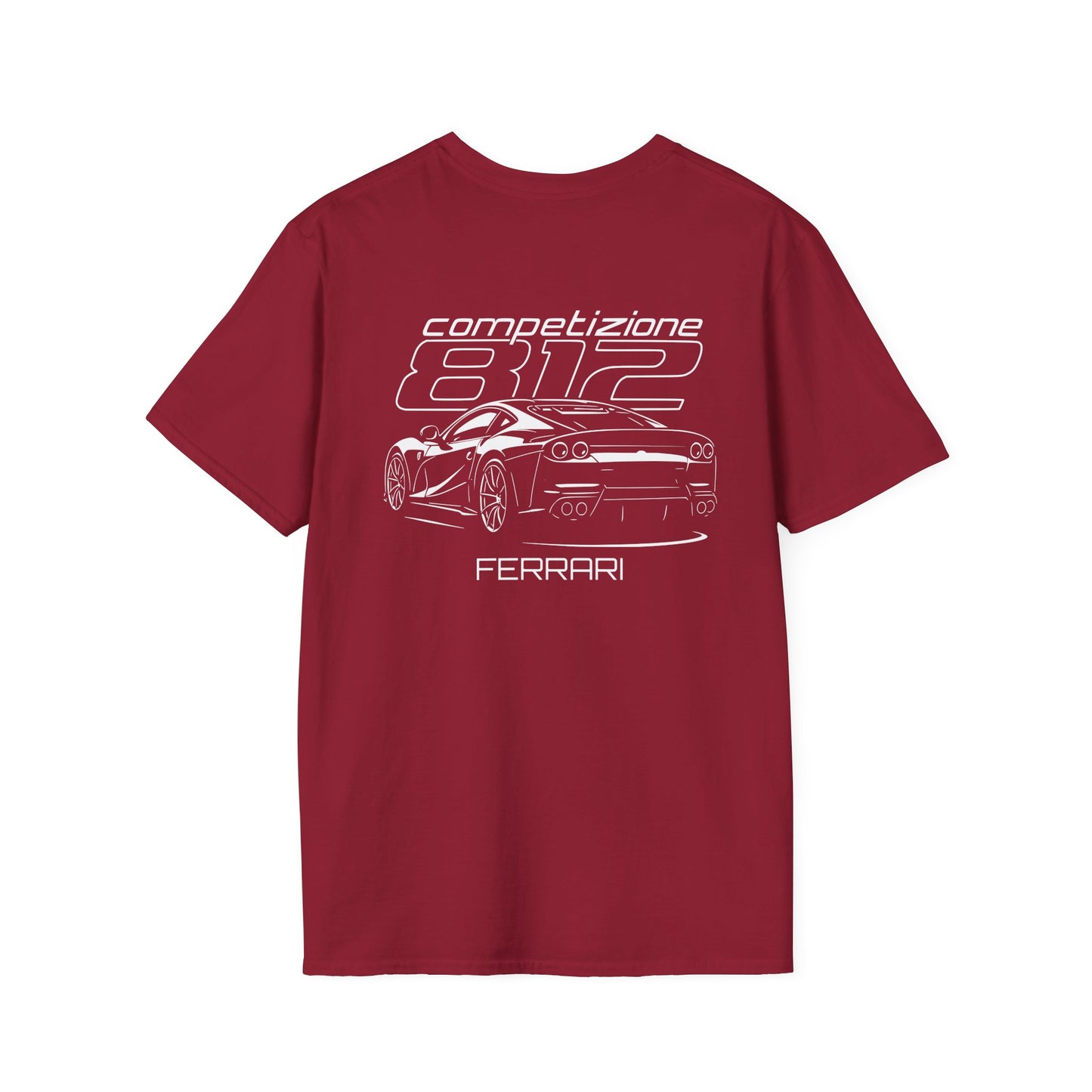 FERRARI 812 COMPETIZIONE T-SHIRT (BACK PRINT)