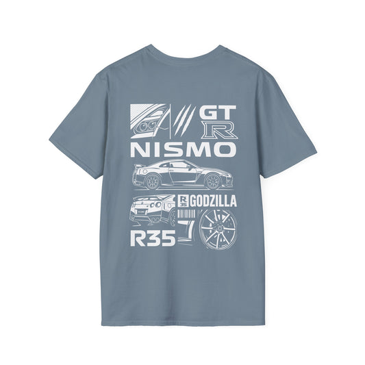 NISSAN GTR R35 T-SHIRT (BACK PRINT)