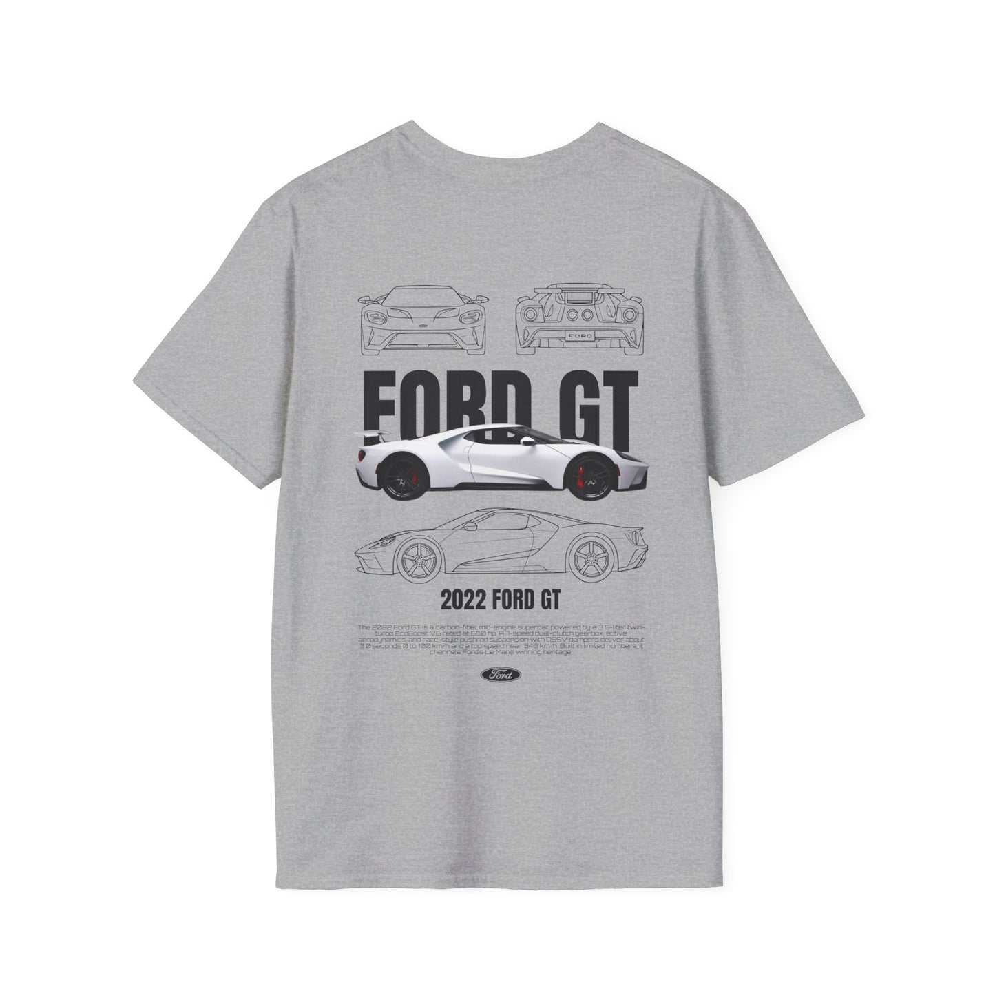 2022 FORD GT T-SHIRT (BACK PRINT)
