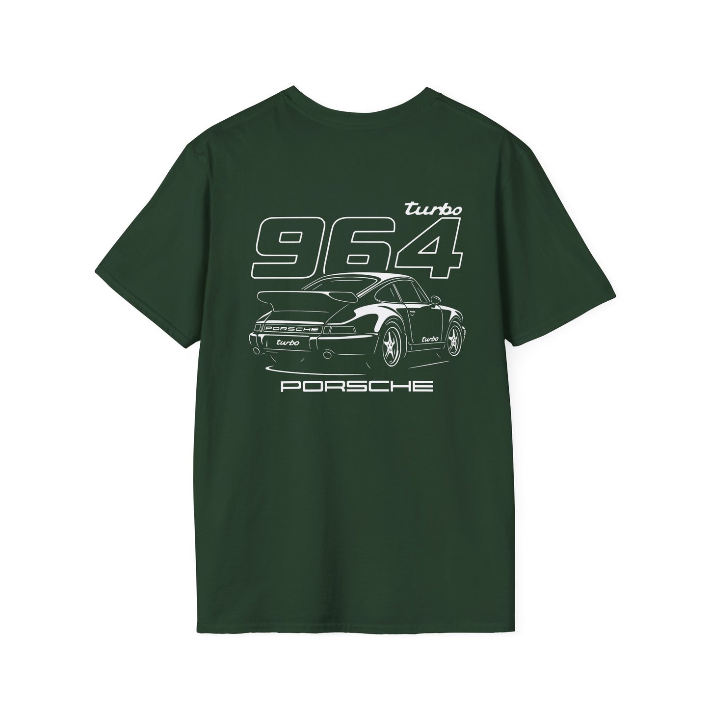 PORSCHE 9111 (964) TURBO T-SHIRT (BACK PRINT)