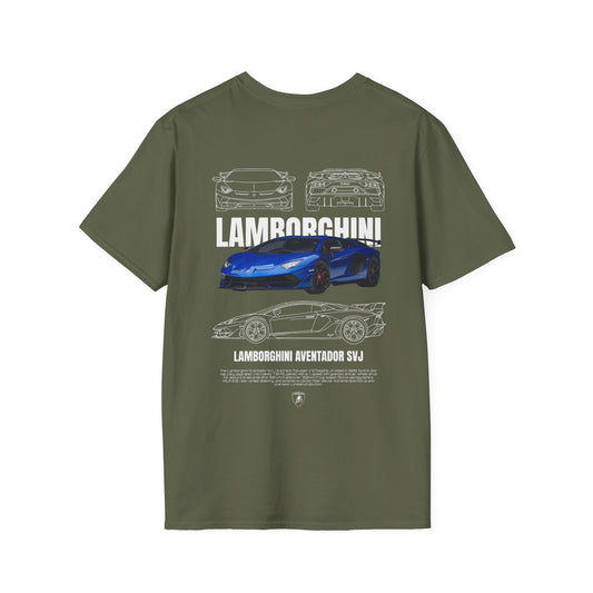 LAMBORGHINI AVENTADOR SVJ T-SHIRT (BACK PRINT)