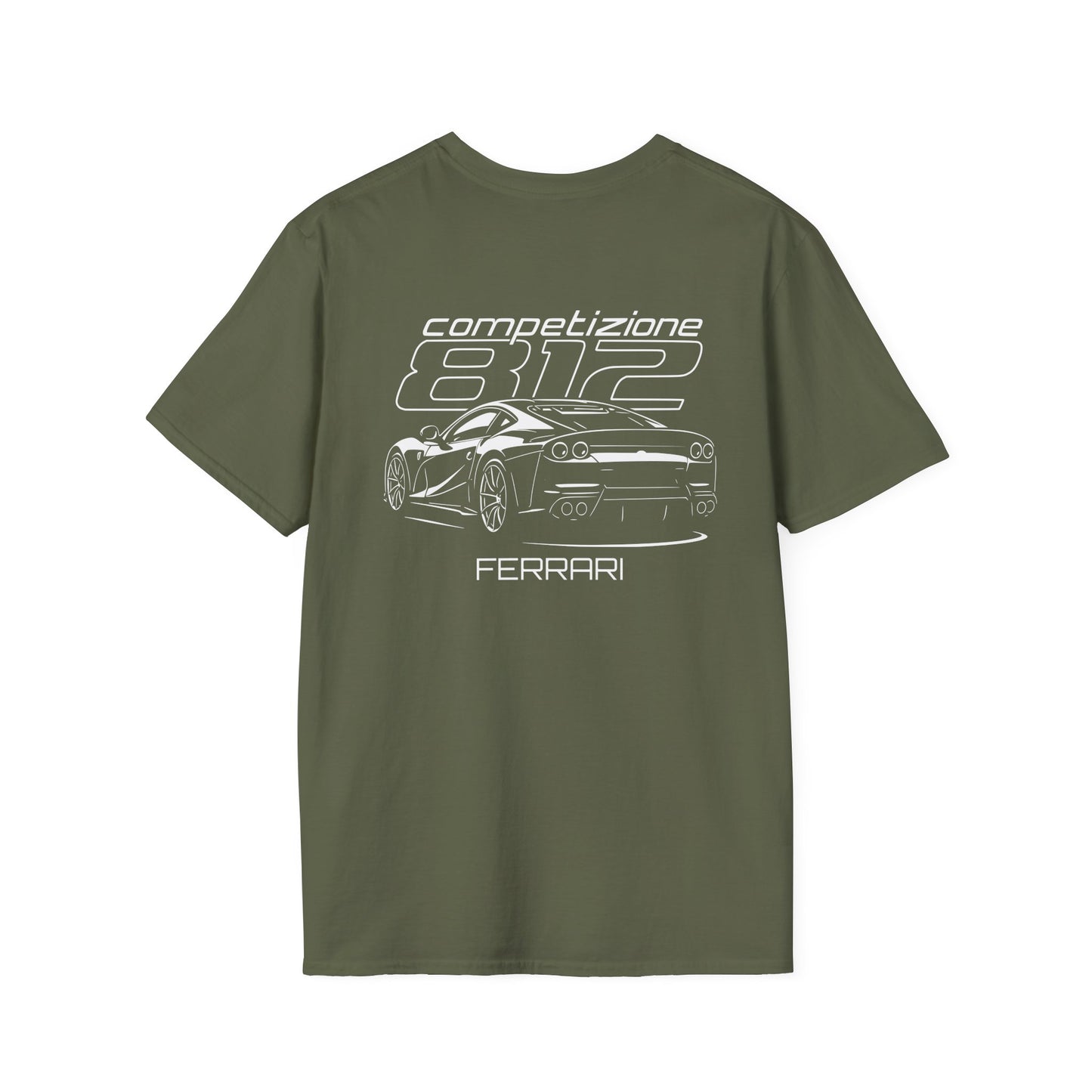 FERRARI 812 COMPETIZIONE T-SHIRT (BACK PRINT)