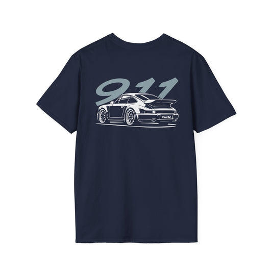 PORSCHE 911 (964) TURBO T-SHRIT (BACK PRINT)