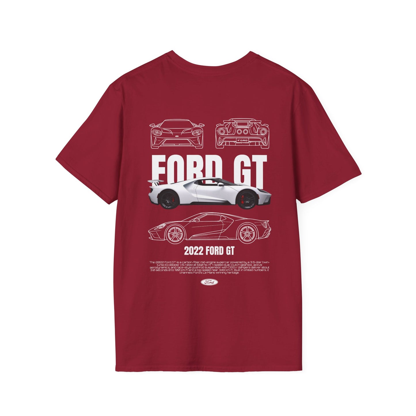 2022 FORD GT T-SHIRT (BACK PRINT)