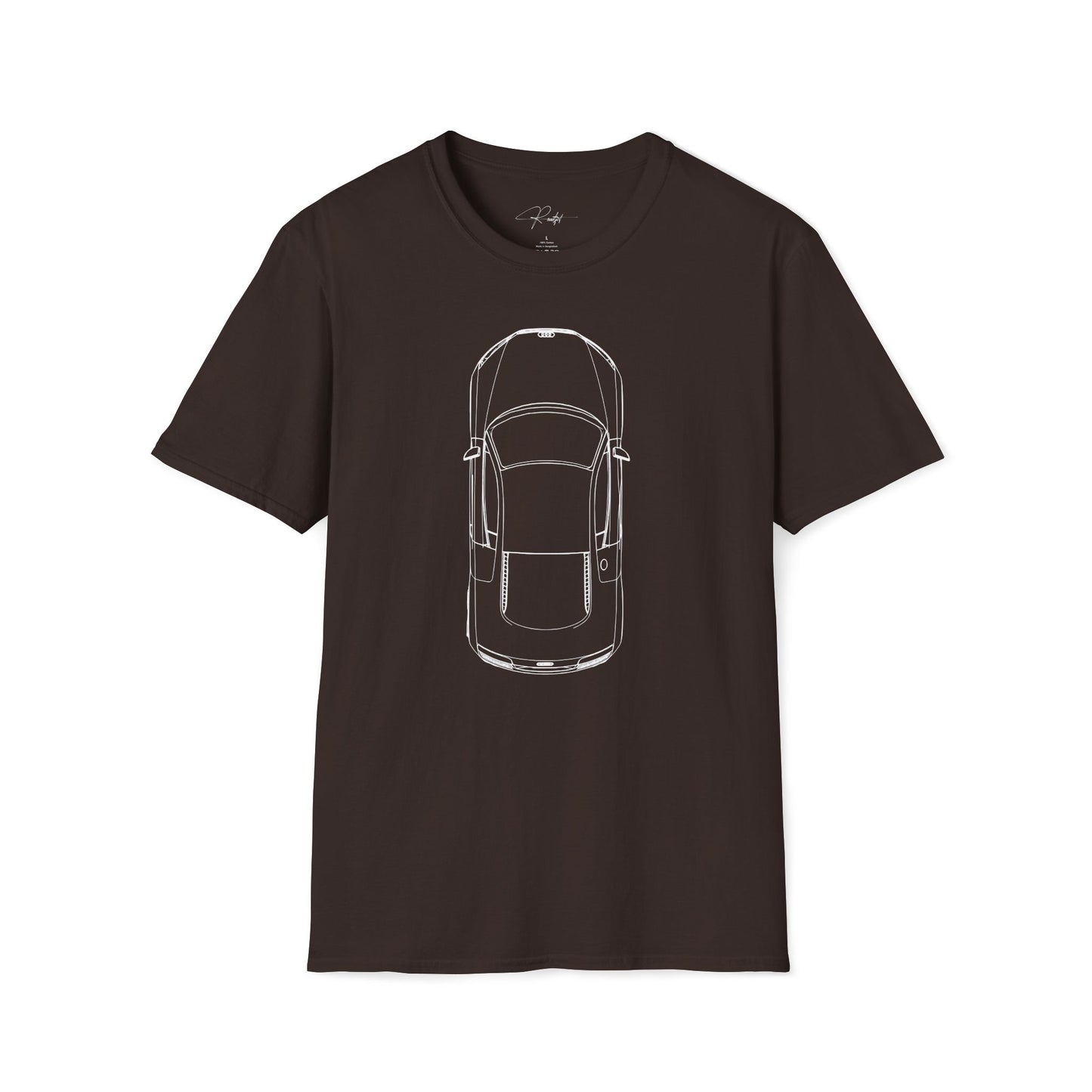 AUDI R8 TOP VIEW T-SHIRT