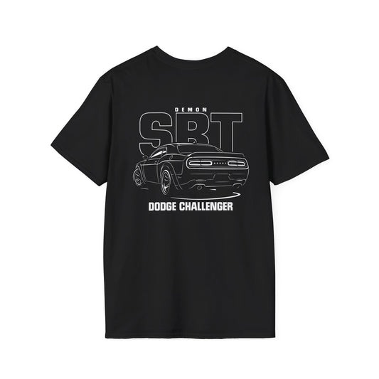DODGE CHALLENGER SRT DEMON T-SHIRT (BACK PRINT)