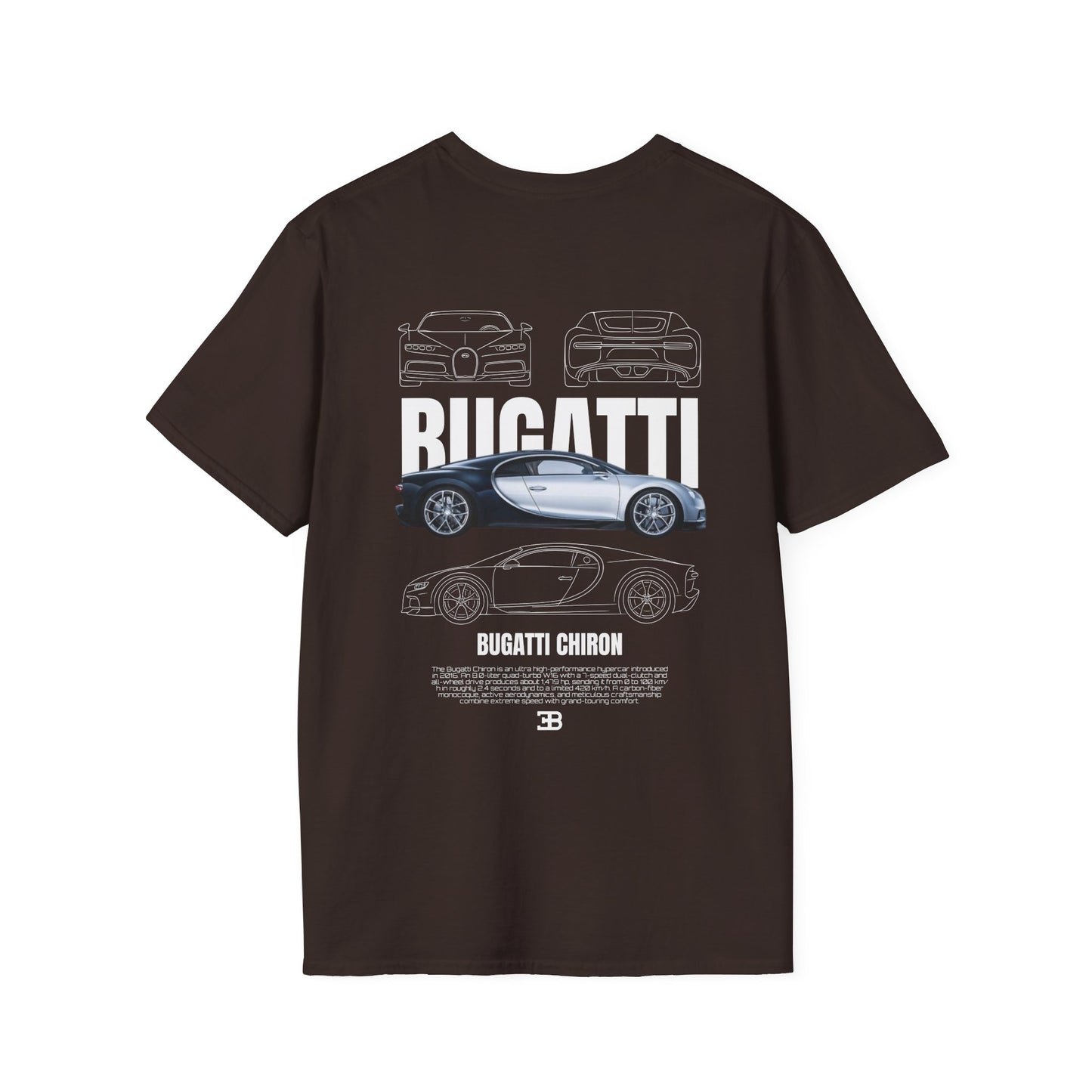 BUGATTI CHIRON T-SHIRT (BACK PRINT)