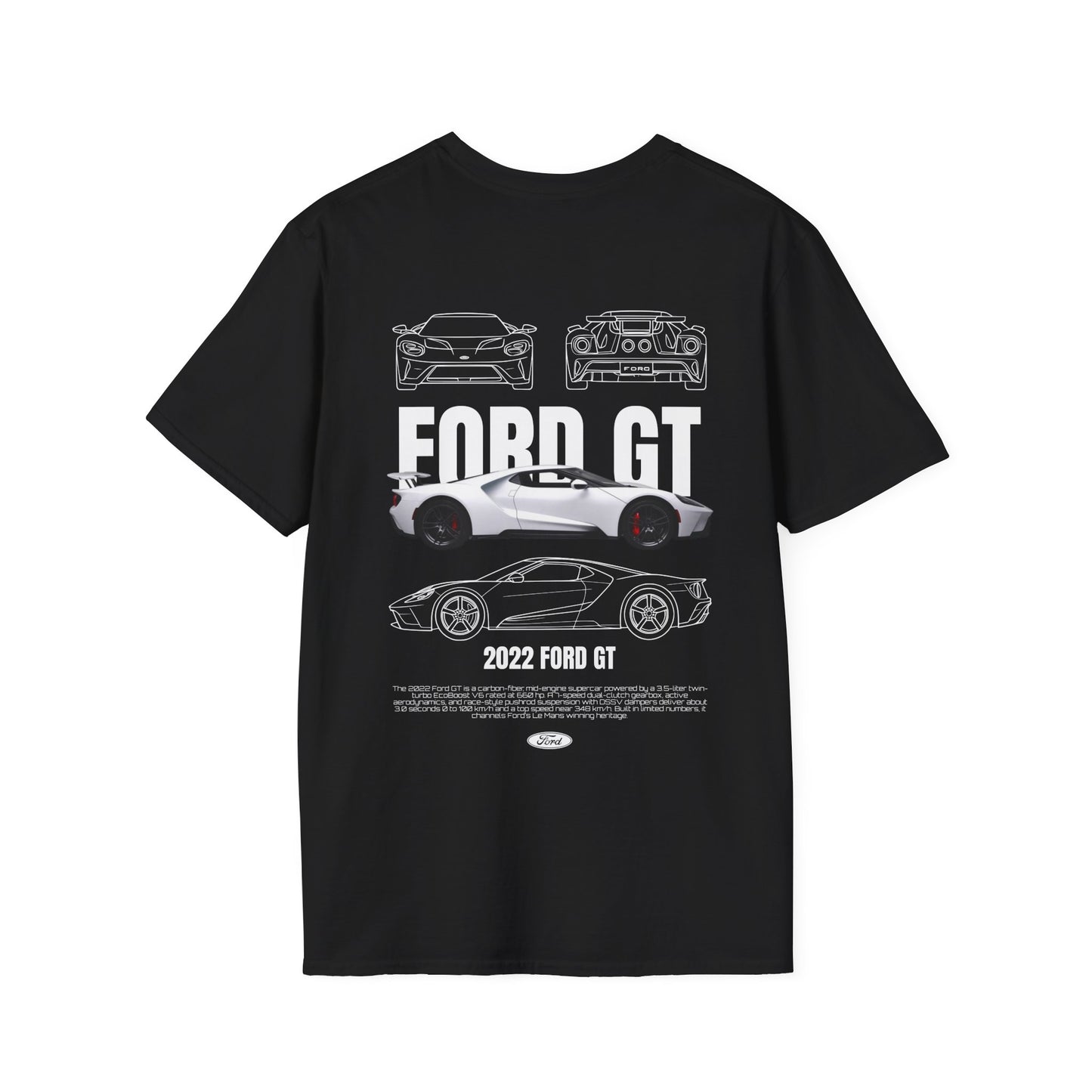 2022 FORD GT T-SHIRT (BACK PRINT)