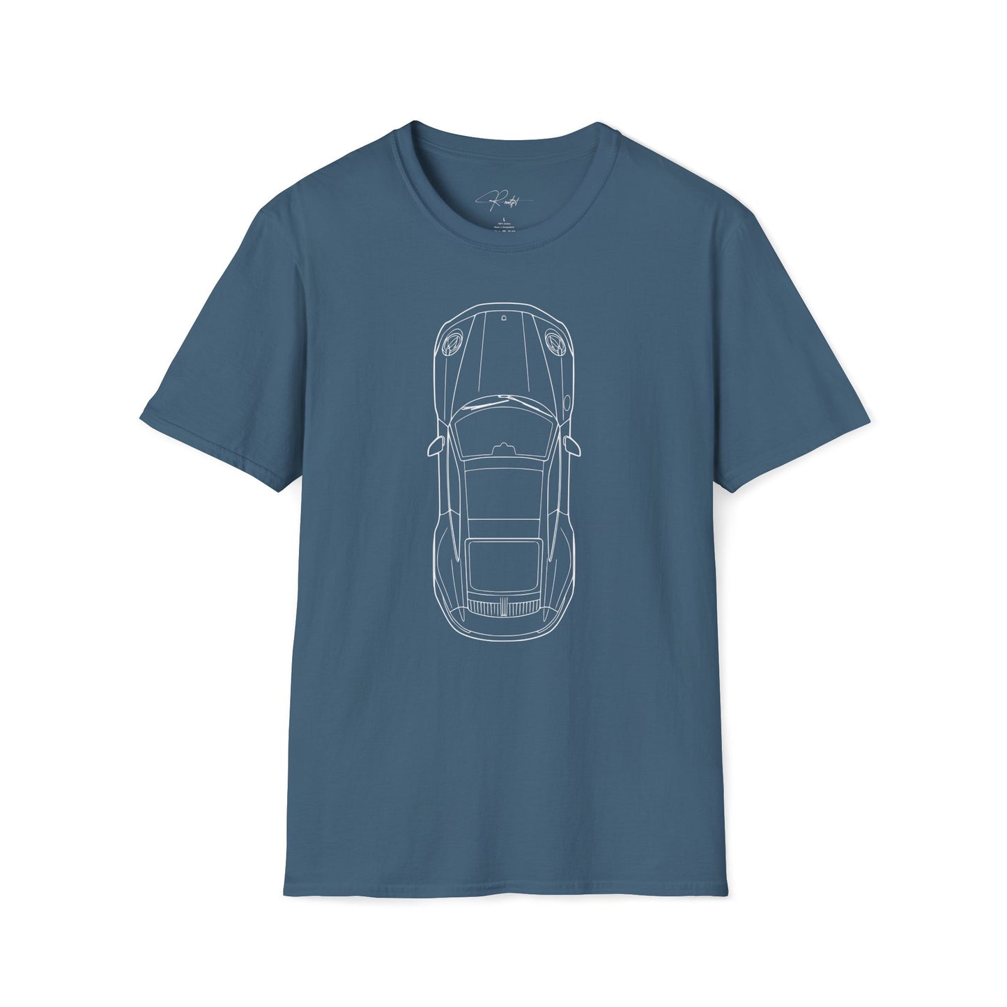 PORSCHE 911 CARRERA TOP VIEW T-SHIRT