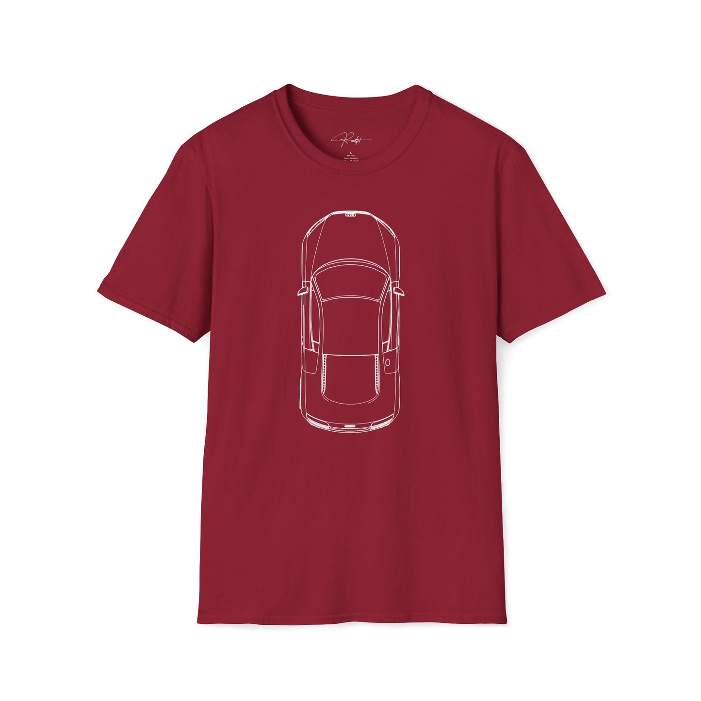 AUDI R8 TOP VIEW T-SHIRT