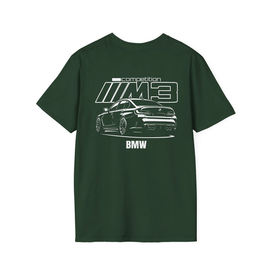 BMW M3 COMPETITION T-SHIRT (BACK PRINT)