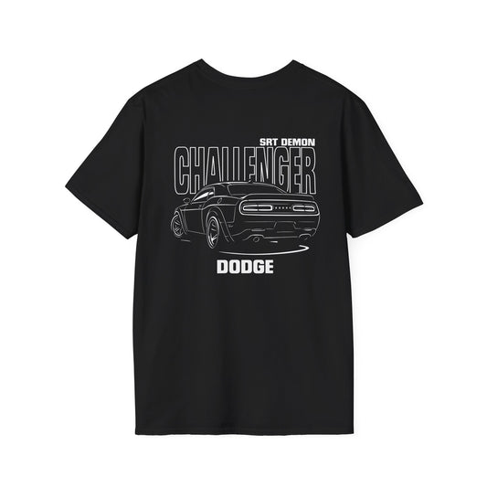 DODGE CHALLENGER SRT DEMON T-SHIRT (BACK PRINT)