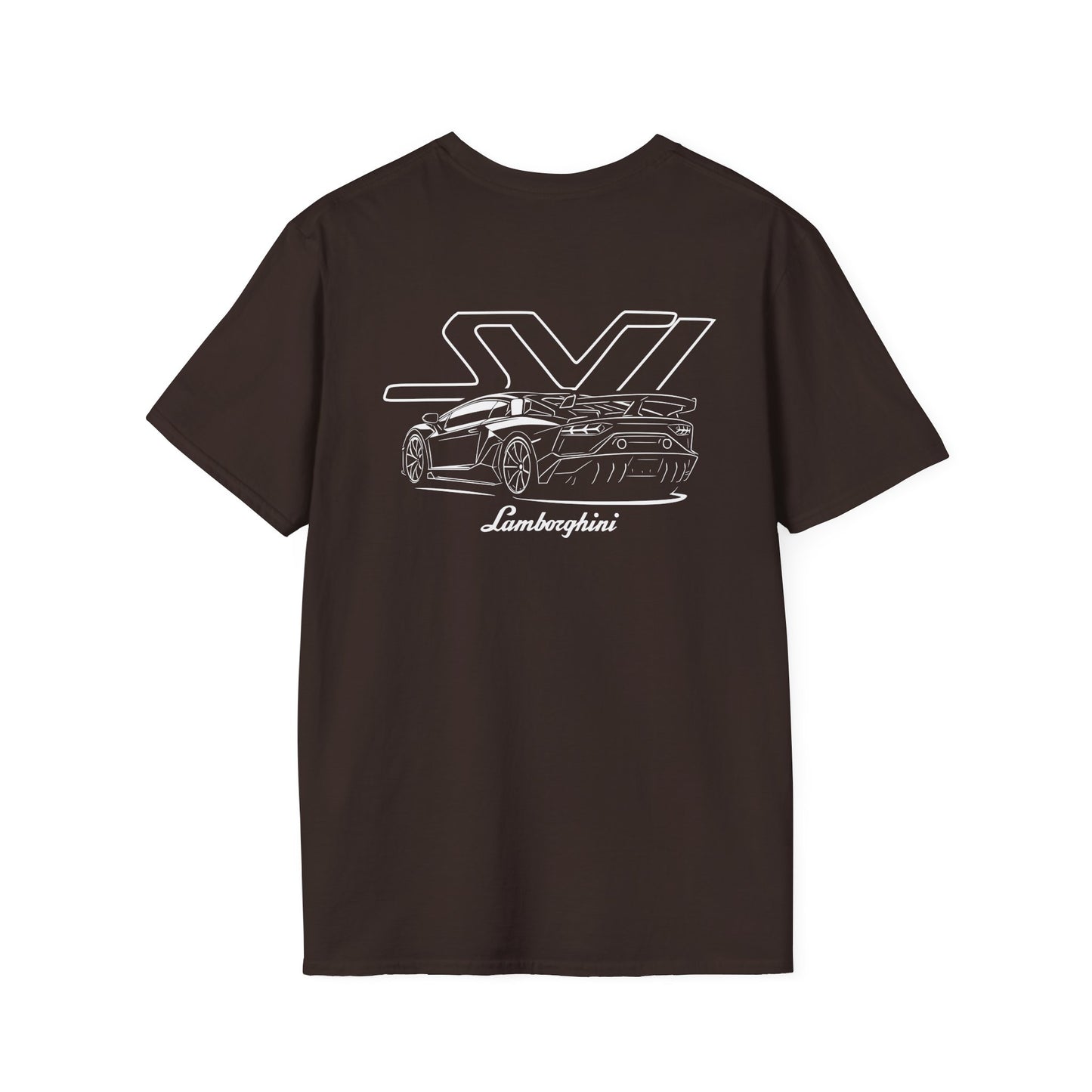 LAMBORGHINI AVENTADOR SVJ T-SHIRT (BACK PRINT)