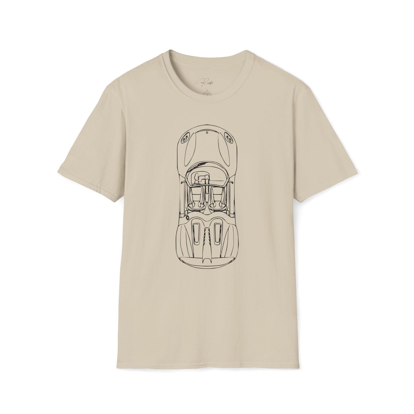 PORSCHE 918 SPYDER TOP VIEW T-SHIRT