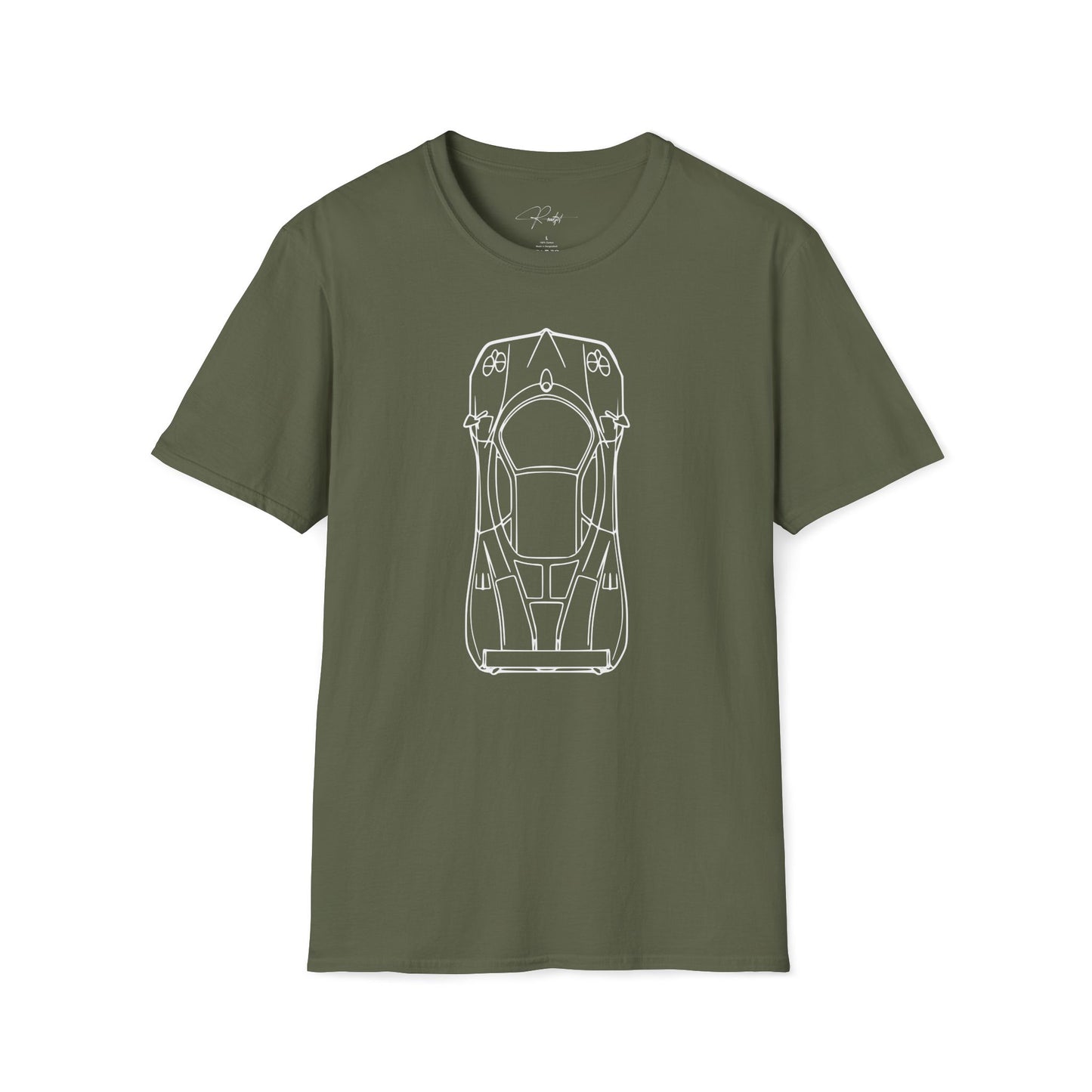 PAGANI ZONDA F TOP VIEW T-SHIRT