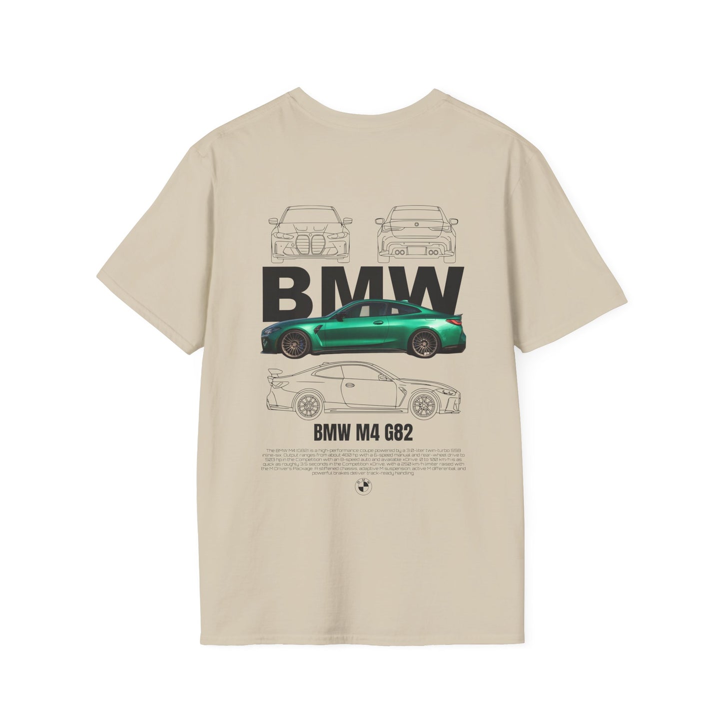 BMW M4 G82 T-SHIRT (BACK PRINT)