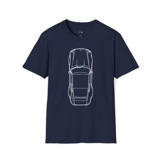 PORSCHE 911 TOP VIEW T-SHIRT