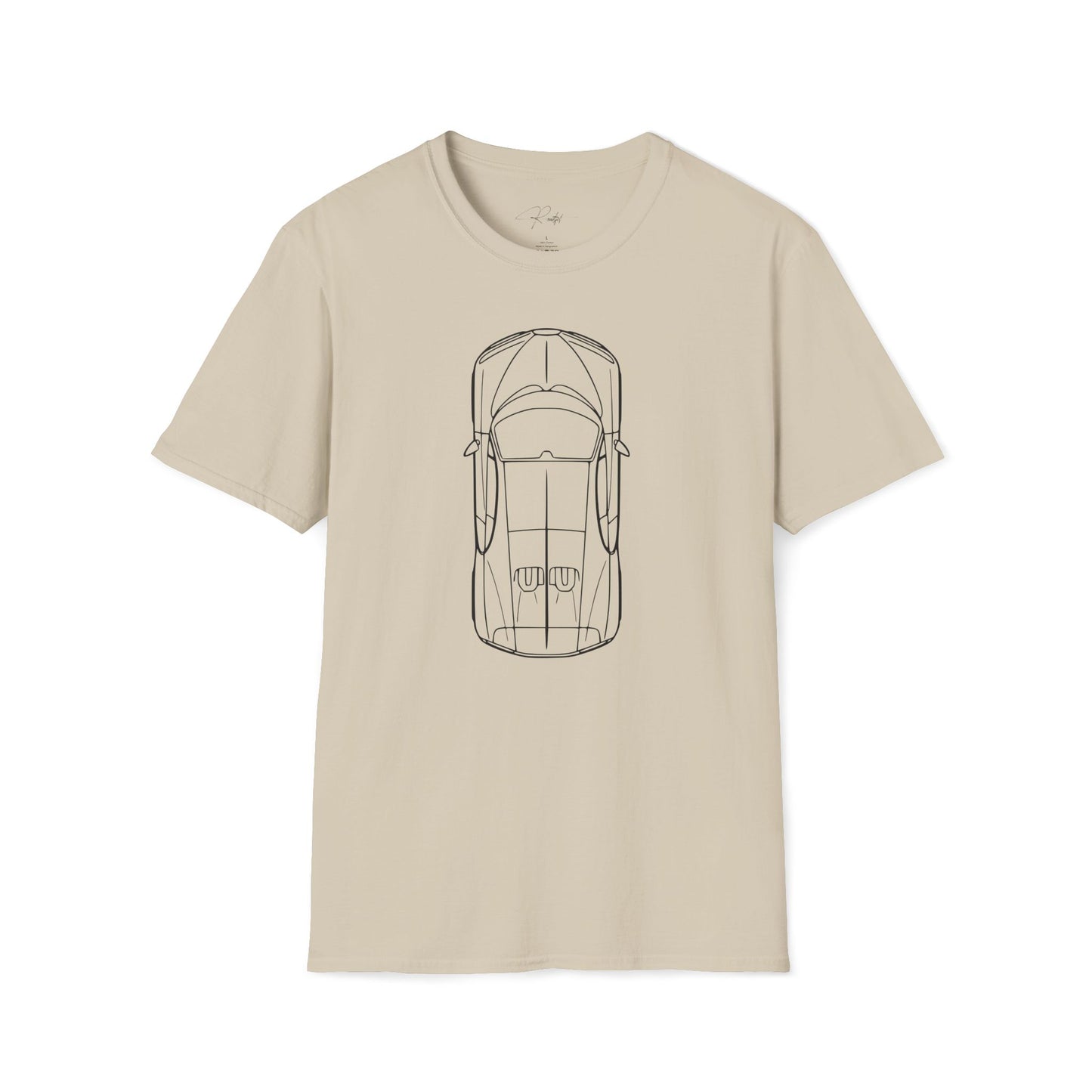 BUGATTI CHIRON TOP VIEW T-SHIRT