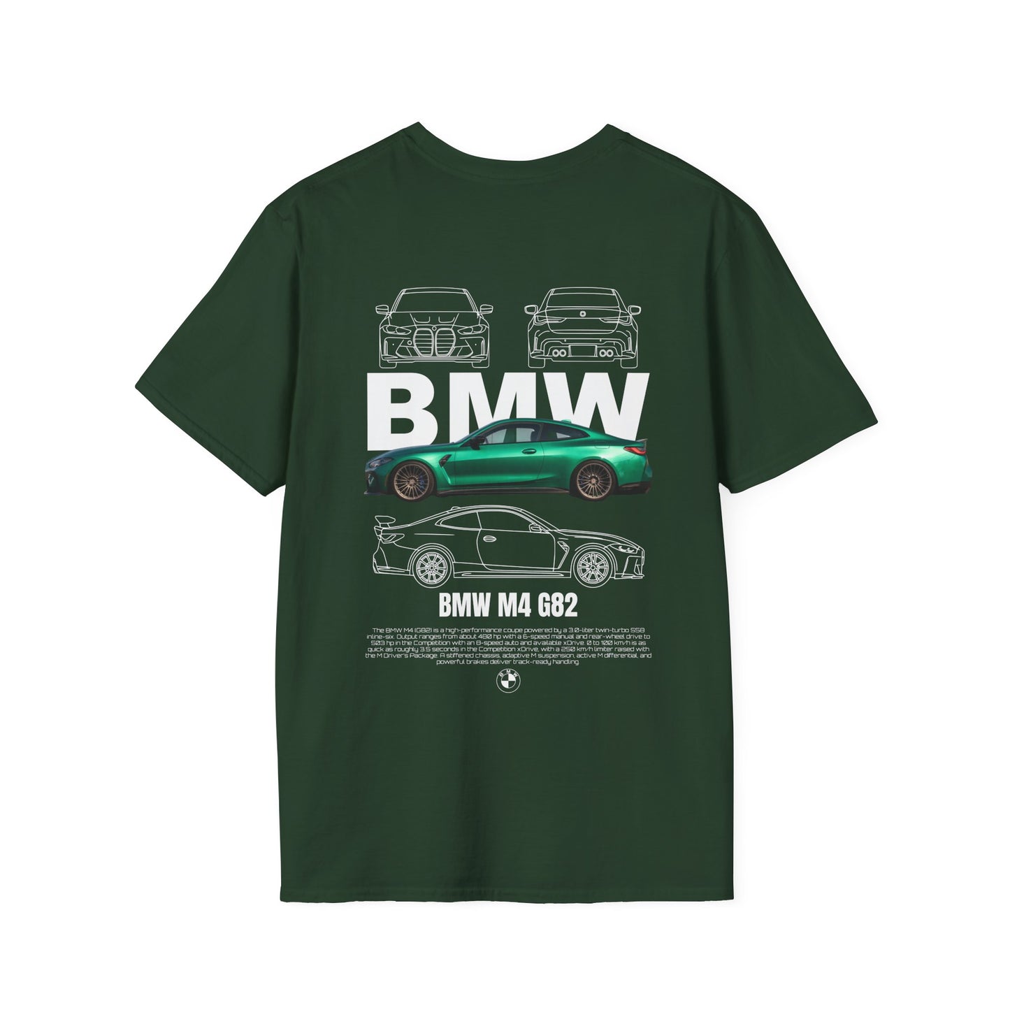 BMW M4 G82 T-SHIRT (BACK PRINT)